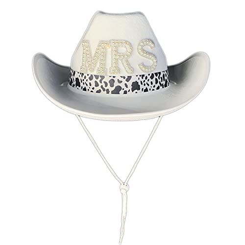 Cowboyhut für die Braut, Fedora, Cowgirl-Hut für Brautparty, Junggesellinnenabschied, Cowgirl-Requisiten, Cowboyhüte für Junggesellinnenabschied Cowboyhut für die Braut, Fedora, Cowgirl-Hut für Brautparty, Junggesellinnenabschied, Cowgirl-Requisiten, Cowboyhüte für Junggesellinnenabschied von Hattba