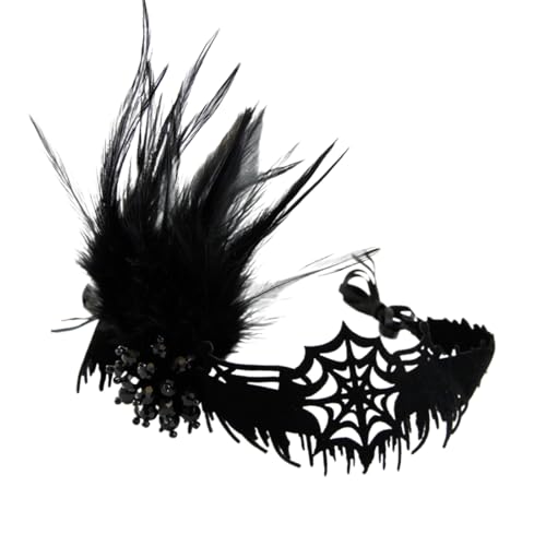 Halloween Gefiedertes Stirnband Fledermaus Kopfschmuck Fledermaus Halskette Halloween Kostüm Zubehör für Frauen Mädchen Halloween Maskeraden Halloween Gefiedertes Stirnband Fledermaus Kopfschmuck Fledermaus Halskette Halloween Kostüm Zubehör für Frauen Mädchen Halloween Maskeraden von Hattba