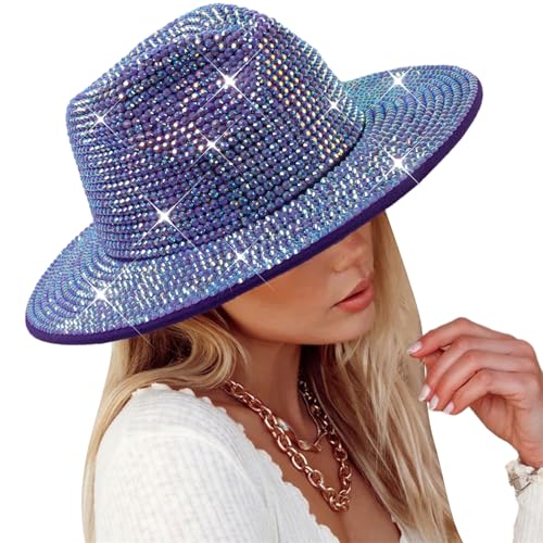 Lustige Partyhüte, Cowboyhut, Westernhut, Damen, Erwachsene, Cowboy-Giltter, Strasssteine, Disco-Kostüm, Zubehör, breite Krempe, Hüte für Damen Lustige Partyhüte, Cowboyhut, Westernhut, Damen, Erwachsene, Cowboy-Giltter, Strasssteine, Disco-Kostüm, Zubehör, breite Krempe, Hüte für Damen von Hattba