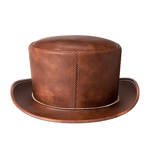 Magier Volltonfarbe Urlaub Party Halloween Derby Hut Mode Unisex Persönlichkeit Rave Party Show Erwachsene Derby Hut Top Hüte für Damen Herren Steampunk Damen Halloween Magier Volltonfarbe Urlaub Party Halloween Derby Hut Mode Unisex Persönlichkeit Rave Party Show Erwachsene Derby Hut Top Hüte für Damen Herren Steampunk Damen Halloween von Hattba