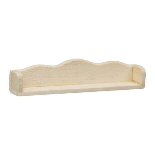 Miniatur-Wandregal aus Holz, Rollenspiel, Hängeregal für Puppenhaus im Maßstab 1:12, dekoratives Zubehör Miniatur-Wandregal aus Holz, Rollenspiel, Hängeregal für Puppenhaus im Maßstab 1:12, dekoratives Zubehör von Hattba