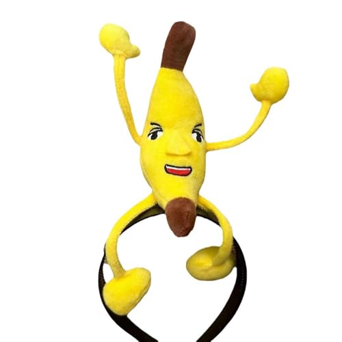 Musikalische Bananen-Stirnbänder, Verspieltheit, Musik-Haarreif, kreative Bananen-Kopfbedeckung für Bühnenshows und Festivals, Feiern, unterhaltsames Bananen-Haarband Musikalische Bananen-Stirnbänder, Verspieltheit, Musik-Haarreif, kreative Bananen-Kopfbedeckung für Bühnenshows und Festivals, Feiern, unterhaltsames Bananen-Haarband von Hattba