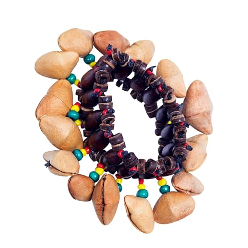 Natural Nutshell Handglocken, einzigartiges Instrument, elastische Handglocke, Musikzubehör, geeignet für Musikunterricht, Musikzubehör von Hattba