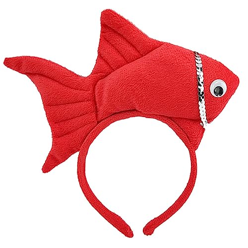 Süßes Halloween-Haarband für Damen, Studenten, Fotoshooting, Haarband, gefüllte Fischform, mehrere Farben von Hattba