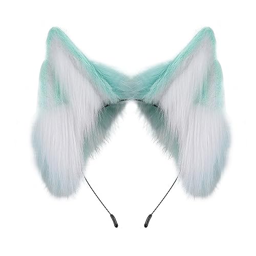 Tierhaarreifen Plüsch-Ohren Stirnband für Kleid Party Kunstpelze Ohren Stirnband Cosplay Kostüm Haarschmuck Tierhaarreifen Plüsch-Ohren Stirnband für Kleid Party Kunstpelze Ohren Stirnband Cosplay Kostüm Haarschmuck von Hattba