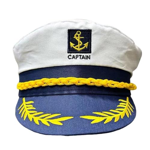 Vintage Kapitän Hut Klassisches Matrosen Design Weich Einstellbare Größe Für Cosplay Und Den Alltag Tragen Segelmütze Atmungsaktiv Matrosen Für Erwachsene Vintage Kapitän Hut Klassisches Matrosen Design Weich Einstellbare Größe Für Cosplay Und Den Alltag Tragen Segelmütze Atmungsaktiv Matrosen Für Erwachsene von Hattba