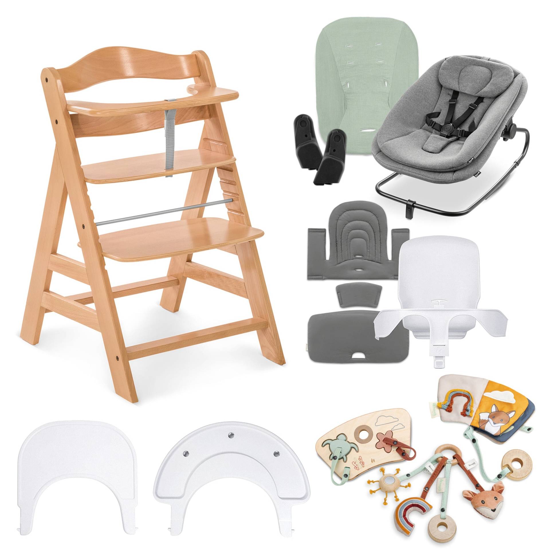 Hauck Hochstuhl Alpha+ Start N Grow Set von Hauck