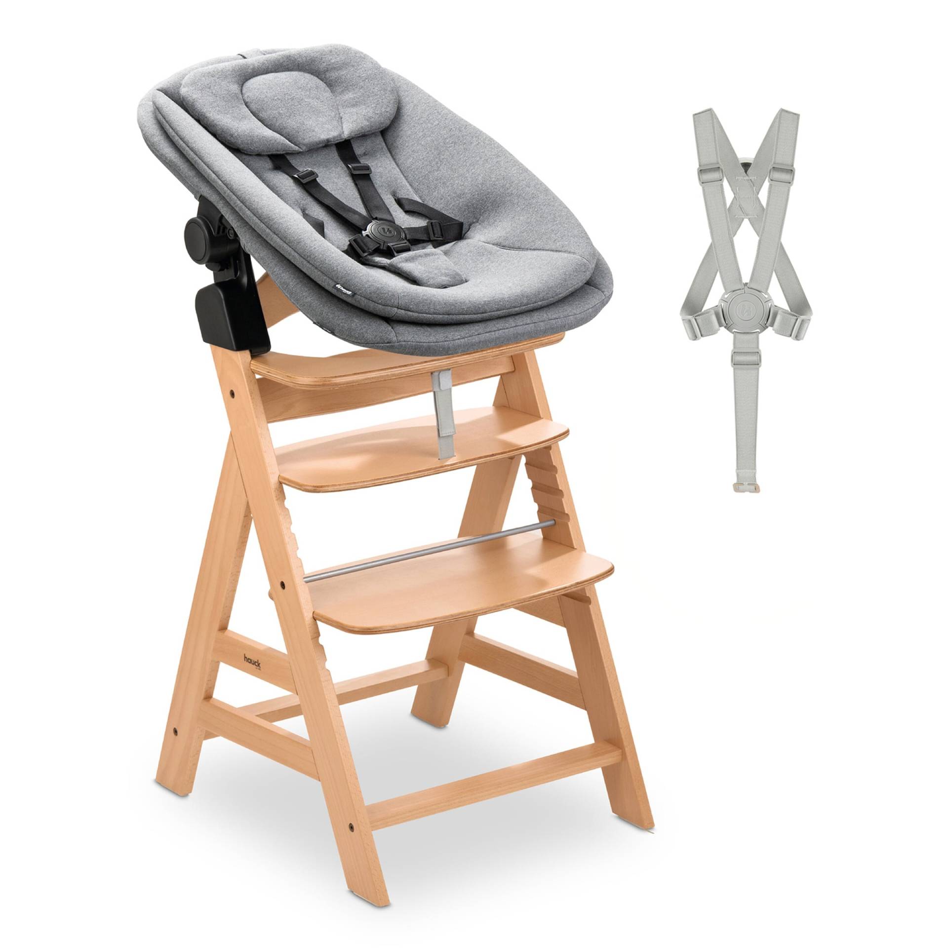 Hauck Hochstuhl Alpha+ inkl. Newborn Set Pro von Hauck