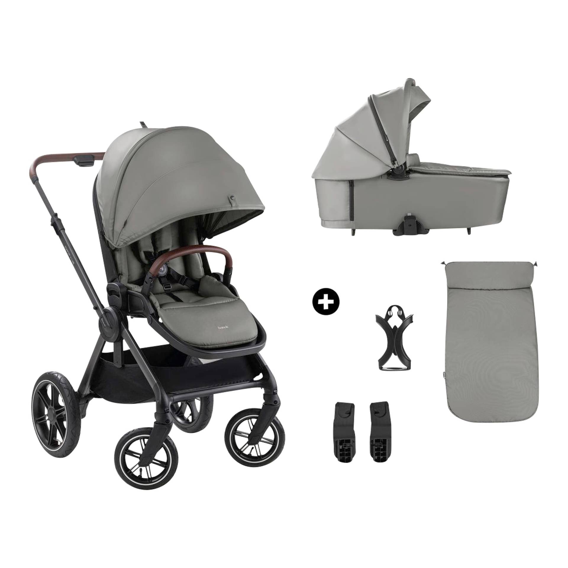 Hauck Kombikinderwagen Comfort N Care Air grau Hauck Kombikinderwagen Comfort N Care Air grau von Hauck