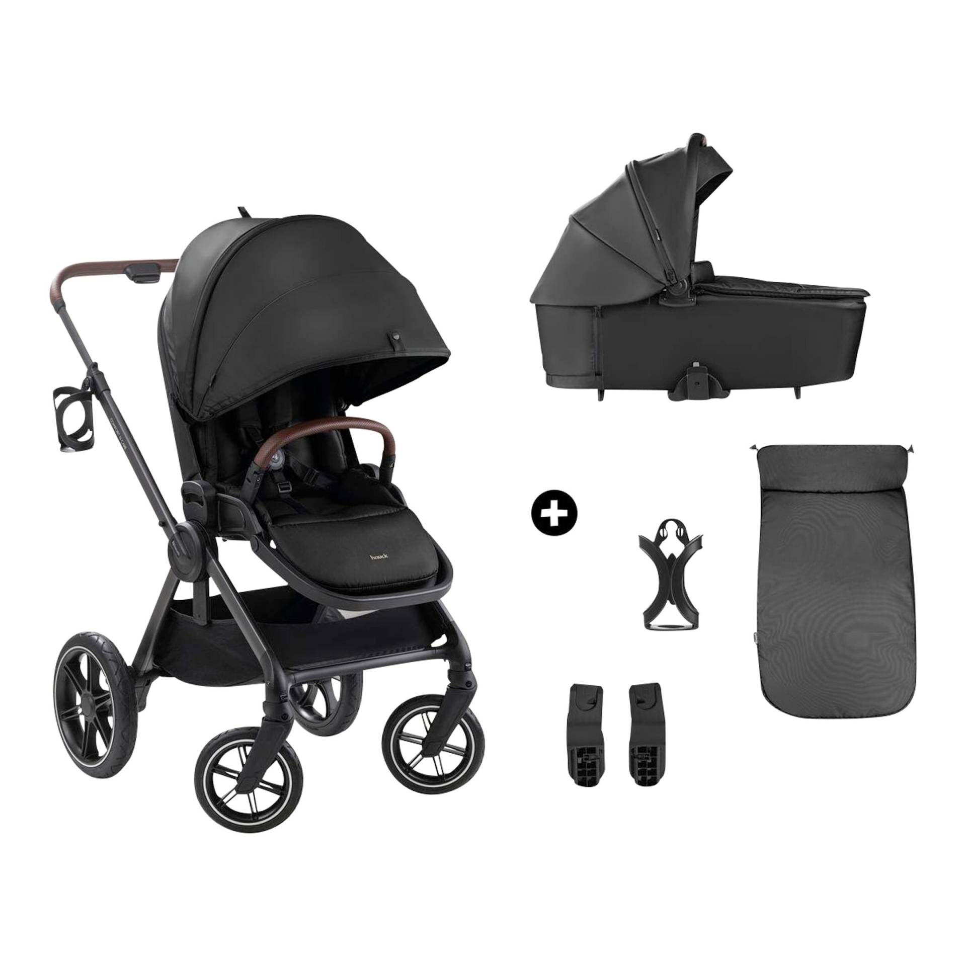 Hauck Kombikinderwagen Comfort N Care schwarz Hauck Kombikinderwagen Comfort N Care schwarz von Hauck