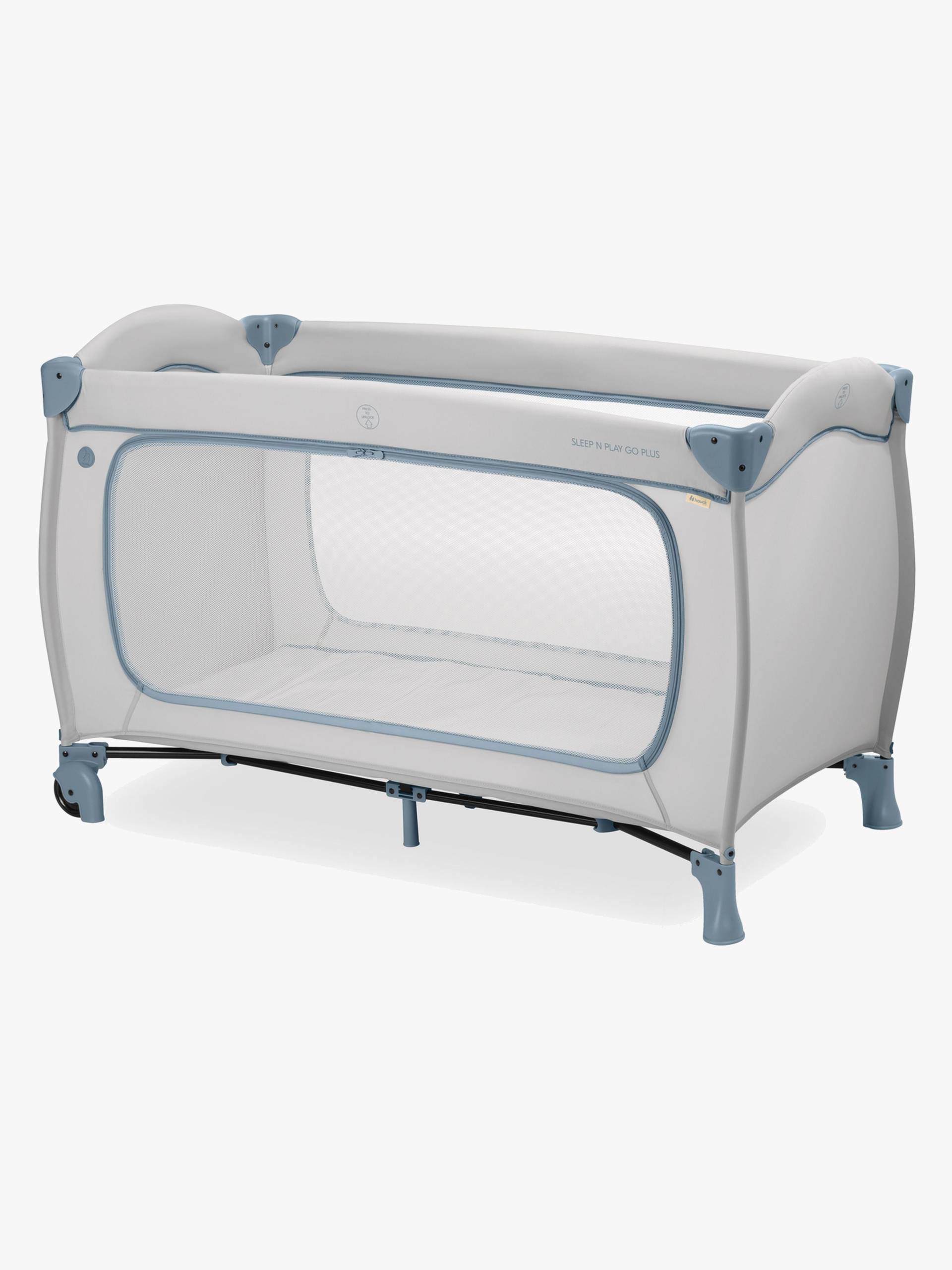 Hauck Sleep N Play Go Plus Reisebett, Dusty Blue von Hauck