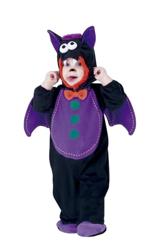 Rubies S8504-T Bat Inf Kostüm Infantil Baby Fledermauskostüm, bunt, T (1-2 años) von Rubies