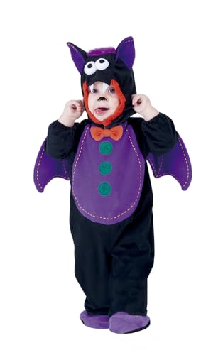 Rubies S8504-T Bat Inf Kostüm Infantil Baby Fledermauskostüm, bunt, 1-2 años von Rubie's