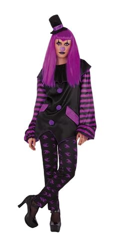 Haunted House Kostüm Clown Malvada AD, Mehrfarbig (S8527) von Rubie's
