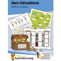 Mein Rätselblock Mathe 4. Klasse von Hauschka Verlag