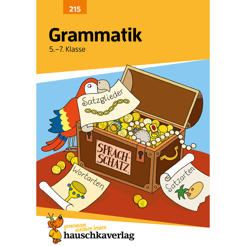 Grammatik 5.-7. Klasse, A5-Heft von Hauschka