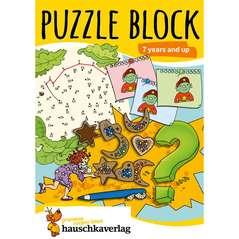 Puzzle Activity Book from 7 Years: Colourful Preschool Activity Books with Puzzle Fun - Labyrinth, Sudoku, Search and Find Books for Children, Promotes Concentration & Logical Thinking von Hauschka
