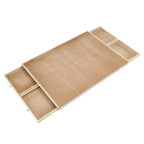 Haushalt International Puzzletisch 1000 Teile Puzzel Tisch 76x57cm Puzzel Board 4 Schubladen Puzzlebrett von Haushalt International