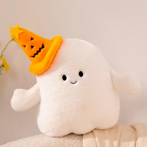 Hausio Halloween Stofftier - Halloween Plush, 3D Plüsch Kuscheltier Deko, Zierkissen Aesthetic Sofakissen Plüschtier, Plüsch Deko für Erntedankfest Weihnachten Schlafzimmer (Stil 1) von Hausio