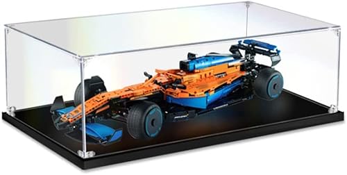 Havefun Acryl Vitrine Kompatibel Mit Lego 42141 Mclaren Formel 1 Rennwagen, Schaukasten Showcase Staubdichte Display Case für Lego 42141 - Nicht Enthalten Modellbausatz von Havefun