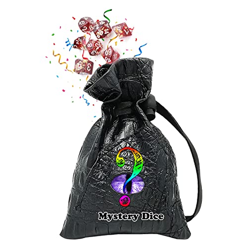 Haxtec Mystery Würfel Set mit Drachenauge DND Würfel Tasche Polyeder D&D Würfel Beutel für Münzen und Dungeons und Drachen Zubehör DND Geschenk Haxtec Mystery Würfel Set mit Drachenauge DND Würfel Tasche Polyeder D&D Würfel Beutel für Münzen und Dungeons und Drachen Zubehör DND Geschenk von Haxtec