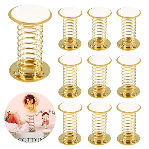 Hayaww 10 pcs Kopf Schütteln Federständer Federbasis Wackelkopf Auto Federbasis Schüttelnde Puppenfederbasen Puppenzubehör Basis Auto Schüttelkopf Puppenbasen Armaturenbrett DIY Heimdekoration (B) Hayaww 10 pcs Kopf Schütteln Federständer Federbasis Wackelkopf Auto Federbasis Schüttelnde Puppenfederbasen Puppenzubehör Basis Auto Schüttelkopf Puppenbasen Armaturenbrett DIY Heimdekoration (B) von Hayaww