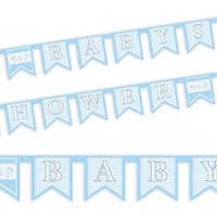 Buchstabenkette Baby Shower Boy für die Party vor der Geburt, 1 Stück Buchstabenkette Baby Shower Boy für die Party vor der Geburt, 1 Stück von Haza Groep B.V.