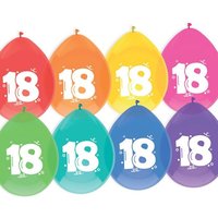Luftballons, bedruckt mit der Zahl "18" Luftballons, bedruckt mit der Zahl "18" von Haza Groep B.V.