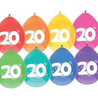 Luftballons, bedruckt mit der Zahl "20" Luftballons, bedruckt mit der Zahl "20" von Haza Groep B.V.