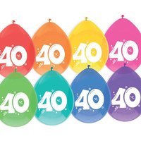 Luftballons, bedruckt mit der Zahl "40" Luftballons, bedruckt mit der Zahl "40" von Haza Groep B.V.