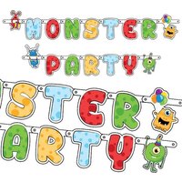 Monster Buchstabenkette für eine besonders witzige Monsterparty 1,5m Monster Buchstabenkette für eine besonders witzige Monsterparty 1,5m von Haza Groep B.V.