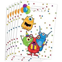 Monster Partytüten, 6 Stück, witzige Geschenktüten für Mitgebsel, Folie Monster Partytüten, 6 Stück, witzige Geschenktüten für Mitgebsel, Folie von Haza Groep B.V.