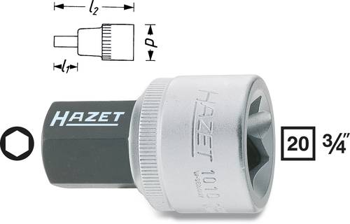 Hazet Steckschlüssel-Bit-Einsatz 3/4  (20 mm) 1010-19 von Hazet