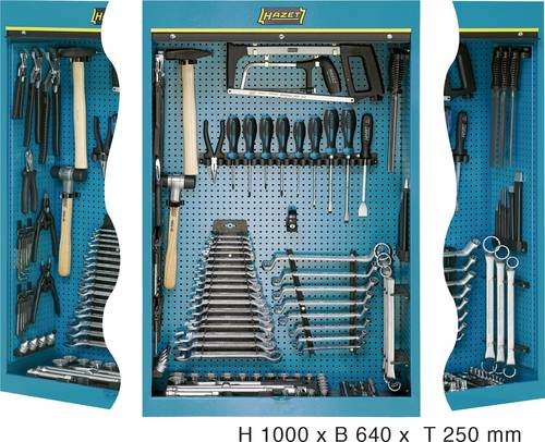 Hazet 111/116 Werkzeugset HandwerkerInnen mit Werkzeugschrank 116teilig von Hazet