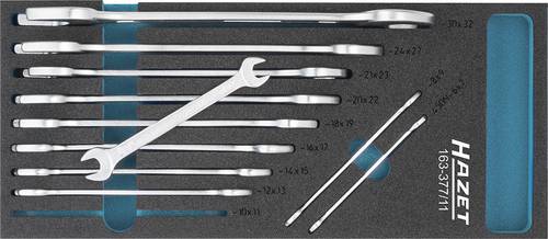 Hazet 163-377/11 Doppel-Maulschlüssel-Satz 11teilig 6 - 32mm DIN 3110, DIN ISO 10102 von Hazet