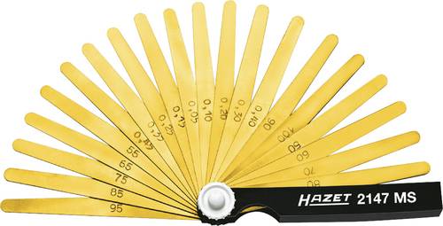 Hazet 2147MS Fühlerlehre 0.05 - 1mm Anzahl Blätter: 20 von Hazet