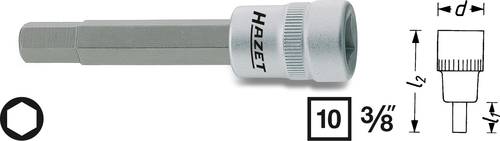 Hazet 8801-11 Innen-Sechskant Steckschlüssel-Bit-Einsatz 11mm 3/8  (10 mm) von Hazet