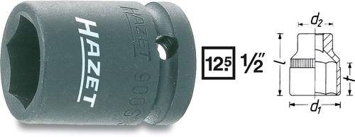 Hazet Kraft-Steckschlüsseleinsatz 1/2  (12.5 mm) 900S-13 von Hazet