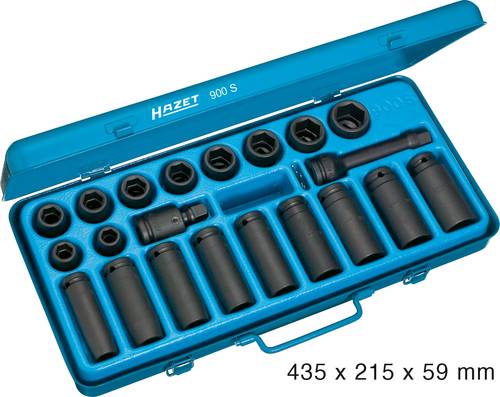 Hazet Kraft-Steckschlüsseleinsatz-Set 1/2  (12.5 mm) 23teilig 900S von Hazet
