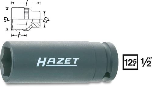 Hazet Kraft-Steckschlüsseleinsatz 1/2  (12.5 mm) 900SLG-27 von Hazet
