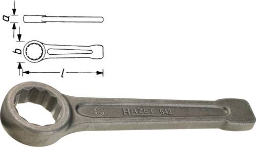 Hazet 642-55 Schlag-Ringschlüssel 55mm DIN 7444 von Hazet