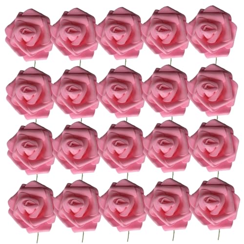 20pcs Foam Rose Blumenkuchen -Topper mit Stielen, Blumenhochzeitstortendekorationen zum Valentinstag, Muttertag, Braut- und Geburtstagsfeier -Desserts 20pcs Foam Rose Blumenkuchen -Topper mit Stielen, Blumenhochzeitstortendekorationen zum Valentinstag, Muttertag, Braut- und Geburtstagsfeier -Desserts von Hbbgdiy