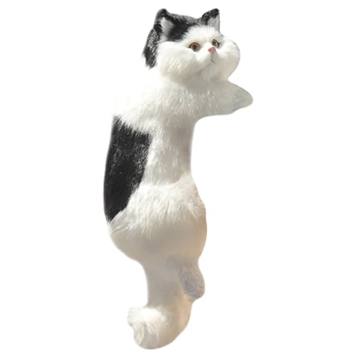 Cat Plüsch hängende Katzengefüllte Tiere süße realistische Katzensimulation Kunstfell gefälschte Katzenkatzende Dekor Katze Stofftiere, realistische Katze, falsche , Katzenpuppe, Katzendekorati von Hbbgdiy