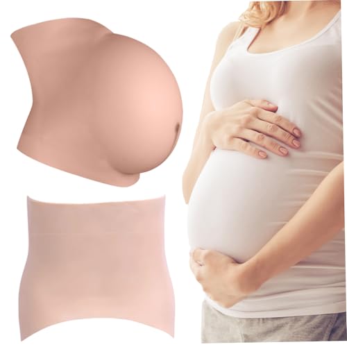 Gefälschte schwangere Bauch 6-8 Monate gefälschte Schwangerschaft Bauch Realistisch Silikon Künstliche Baby Beule weiche Haut Berührung tragbarer schwangerer Body für Schauspieler Leistung Muttersch Gefälschte schwangere Bauch 6-8 Monate gefälschte Schwangerschaft Bauch Realistisch Silikon Künstliche Baby Beule weiche Haut Berührung tragbarer schwangerer Body für Schauspieler Leistung Muttersch von Hbbgdiy