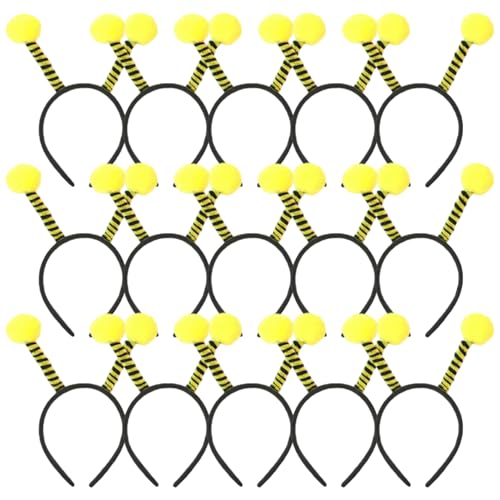 Hbbgdiy Bienen-Stirnband, süße Antennenbienen-Partygeschenke, 15-teilige Tier-Stirnbänder für Kinder, Bienen-Stirnband für Halloween- und Weihnachtspartys, Bienenantennen- Hbbgdiy Bienen-Stirnband, süße Antennenbienen-Partygeschenke, 15-teilige Tier-Stirnbänder für Kinder, Bienen-Stirnband für Halloween- und Weihnachtspartys, Bienenantennen- von Hbbgdiy