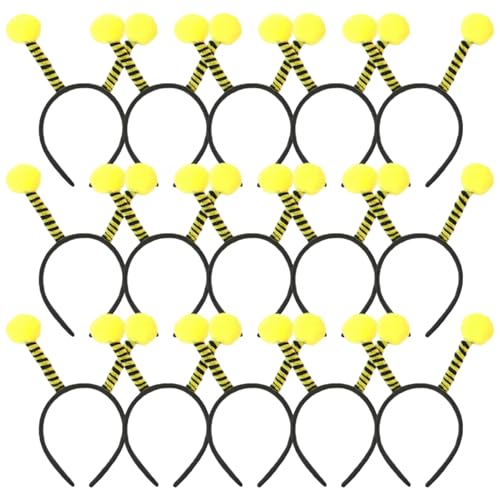 Hbbgdiy Bienenstirnband, Antennenbienenparty -Gefälligkeiten, 15 PCS süße Tierstirnbänder für Kinder, Halloween -Weihnachtsfeier von Hbbgdiy