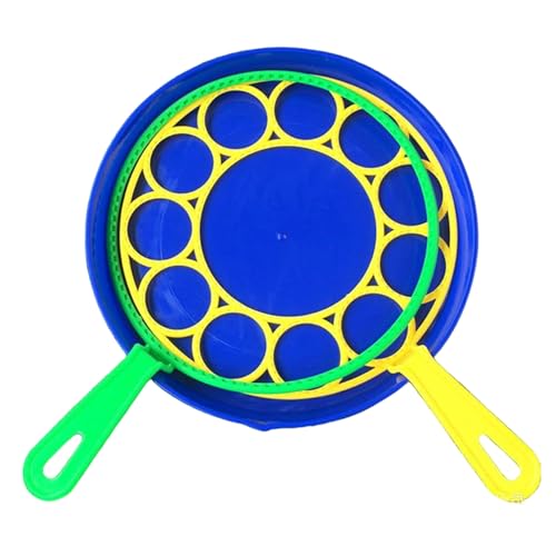 Hbbgdiy Bubble -Zauberstäbe für Kinder 1 Set Giant Bubble Maker Set enthält 2 Zauberstab- und 1 Pan Fun & Interactive Toys für Outdoor, Rasen, Garten, Spielplatz von Hbbgdiy