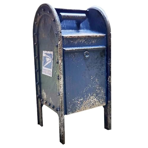 Hbbgdiy Dollhouse Miniaturen, 1/12 Skala Harz amerikanische Payphone Vintage Mini Mailbox Telefon Booth Modell Miniatur für Sammlung und Szenenbildung. von Hbbgdiy