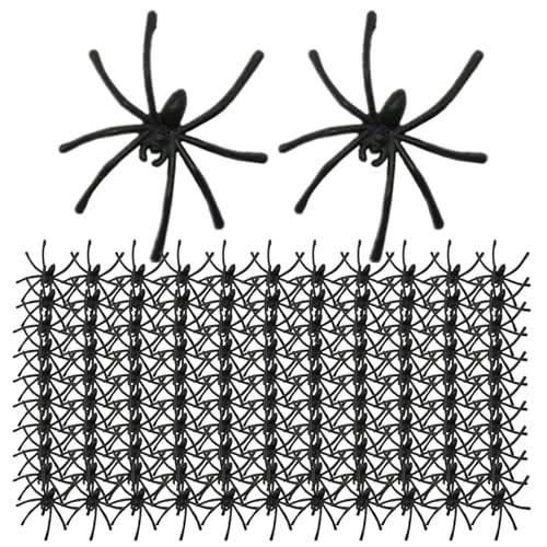 Hbbgdiy Gefälschte Spinne, realistische Plastikspinnen Halloween Dekorationen 100pcs 1, 8 x 2 Zoll gefälschte Spinnen für Halloween Home Party Dekorationen Requisiten Hbbgdiy Gefälschte Spinne, realistische Plastikspinnen Halloween Dekorationen 100pcs 1, 8 x 2 Zoll gefälschte Spinnen für Halloween Home Party Dekorationen Requisiten von Hbbgdiy