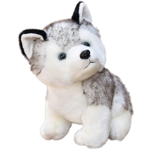Hbbgdiy Husky ausgestopftes Tier, 9, 8 Zoll realistisch entzückend Husky Plüsch, weicher Welpe Stofftiere für Kinder Heimauto Geschenke Hbbgdiy Husky ausgestopftes Tier, 9, 8 Zoll realistisch entzückend Husky Plüsch, weicher Welpe Stofftiere für Kinder Heimauto Geschenke von Hbbgdiy